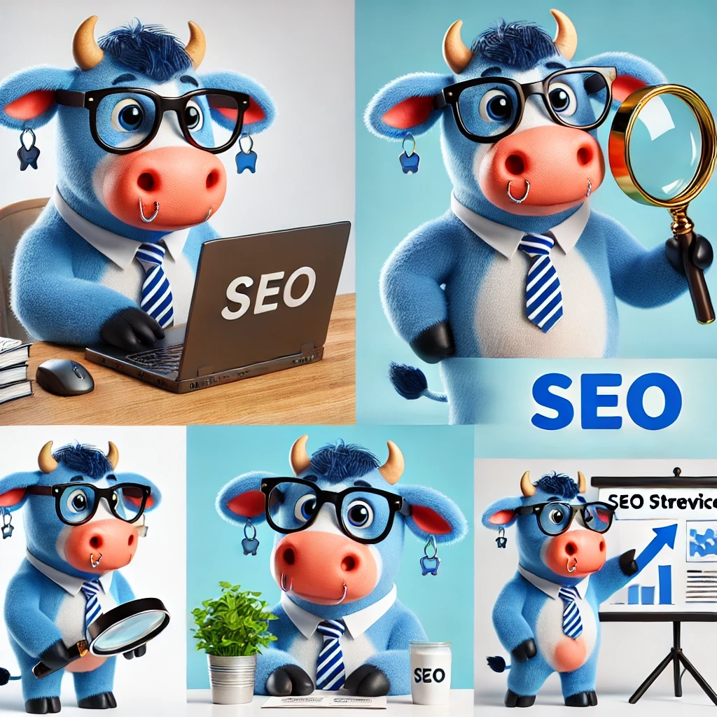 Blue Cow Selling SEO Services