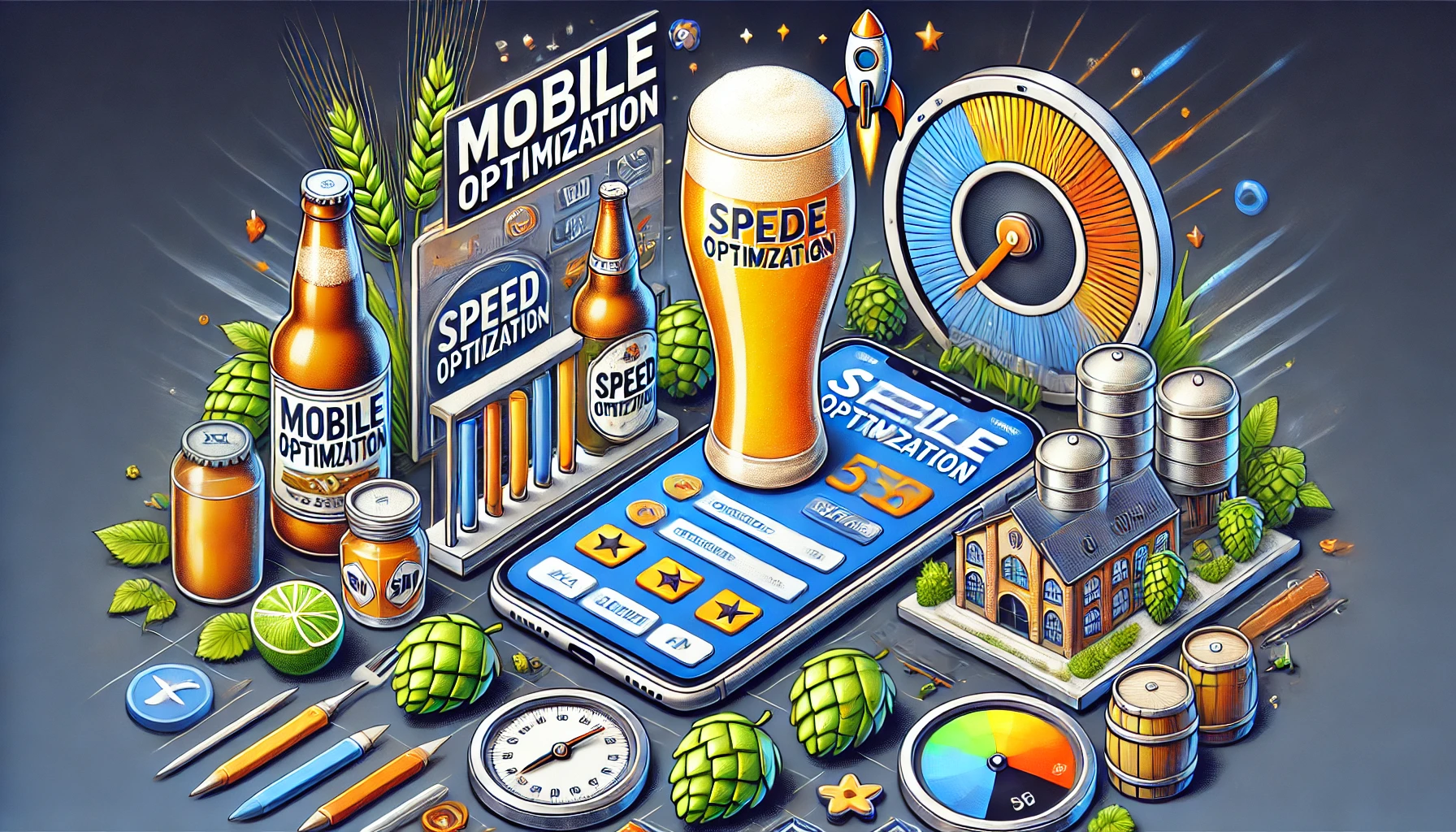 beer mobile speed optimiation graphic